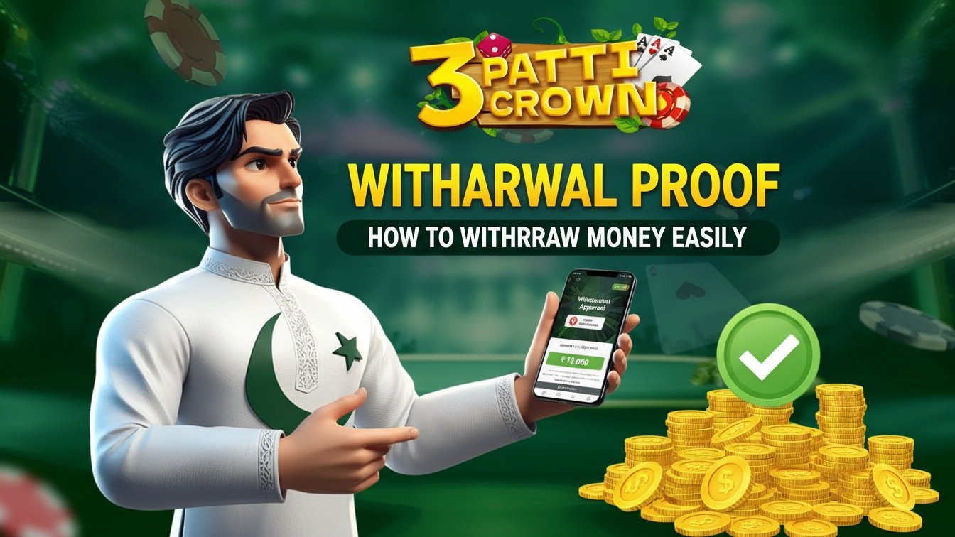 3 Patti Crown Withdrawal Proof: How to Withdraw Money Easily