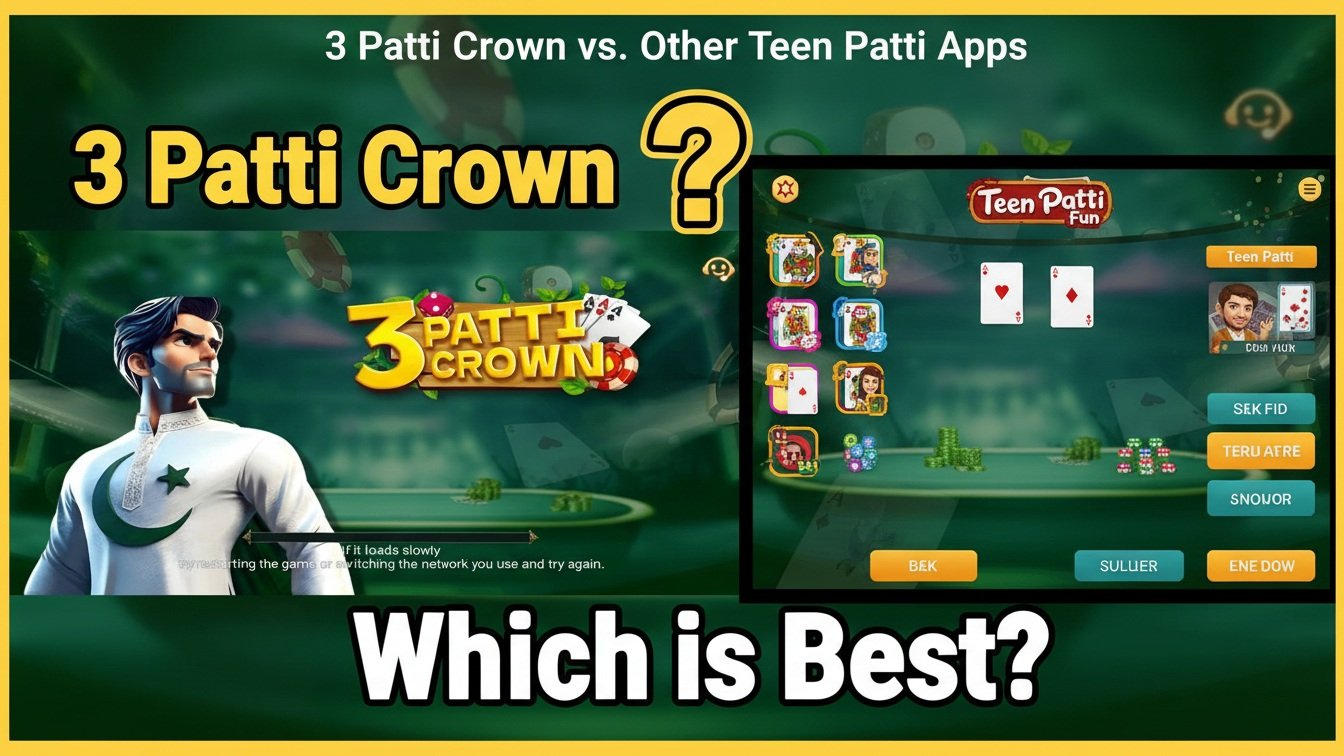 3 Patti Crown vs. Other Teen Patti Apps: Which is Best?
